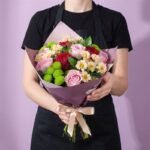 Lila Gül Buketi - Lilac Roses - Görsel 2